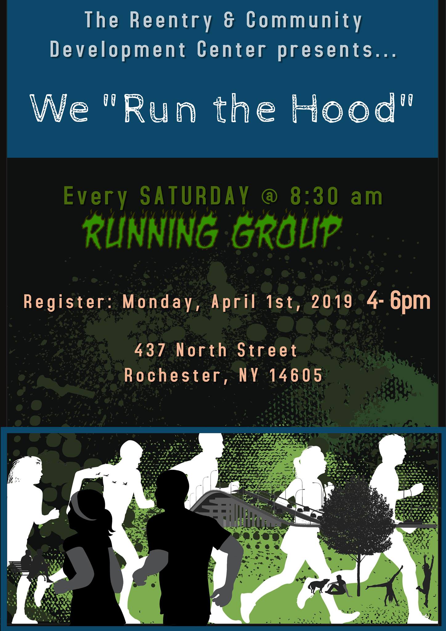 We "Run the Hood" Registration Day