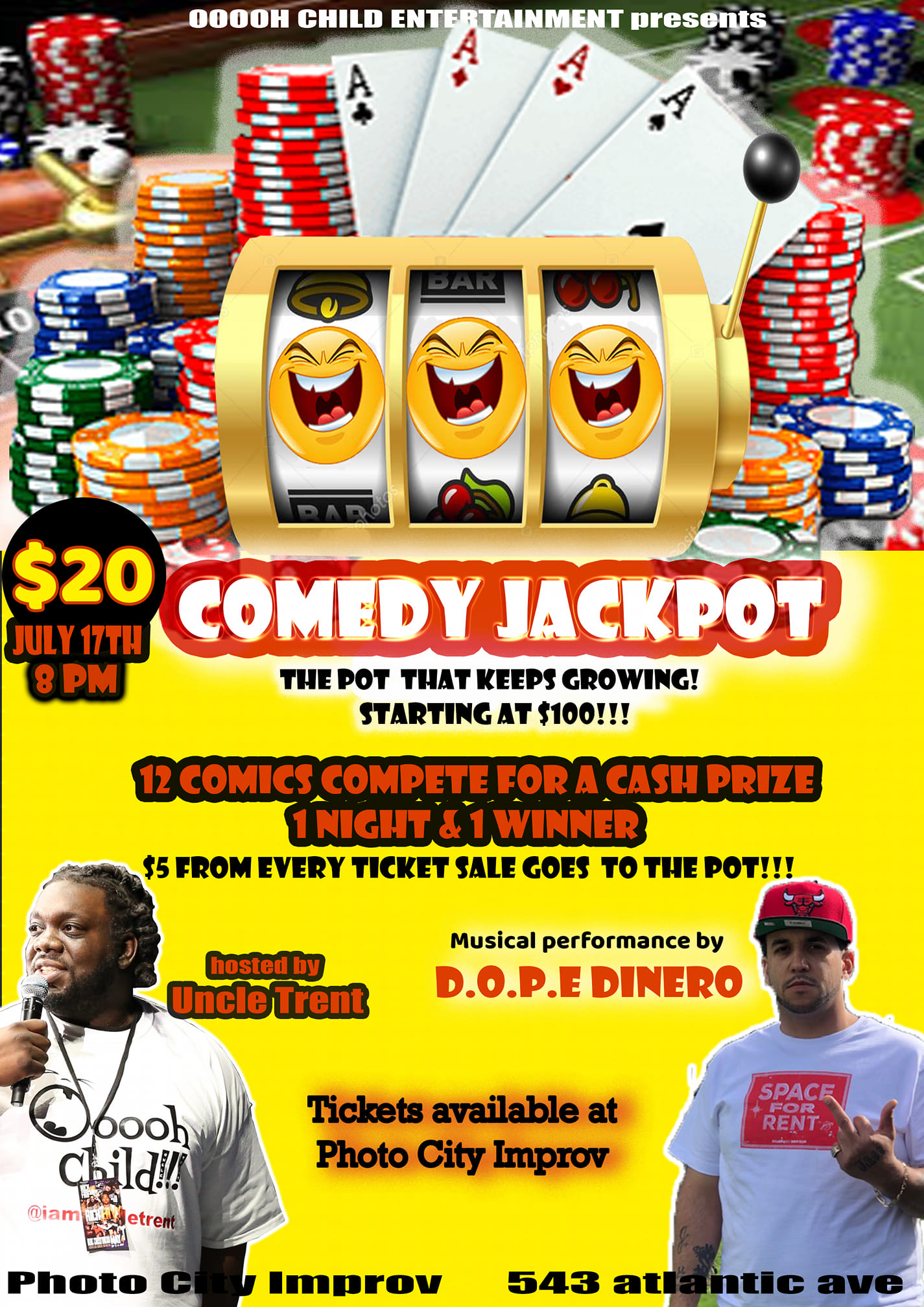 Ooooh Child Entertainment Presents...COMEDY JACKPOT