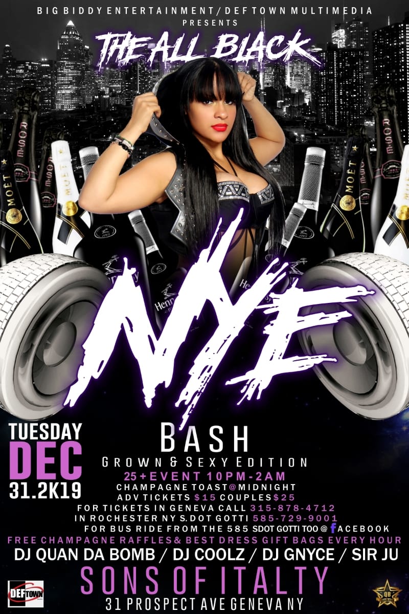 THE ALL BLACK NYE BASH