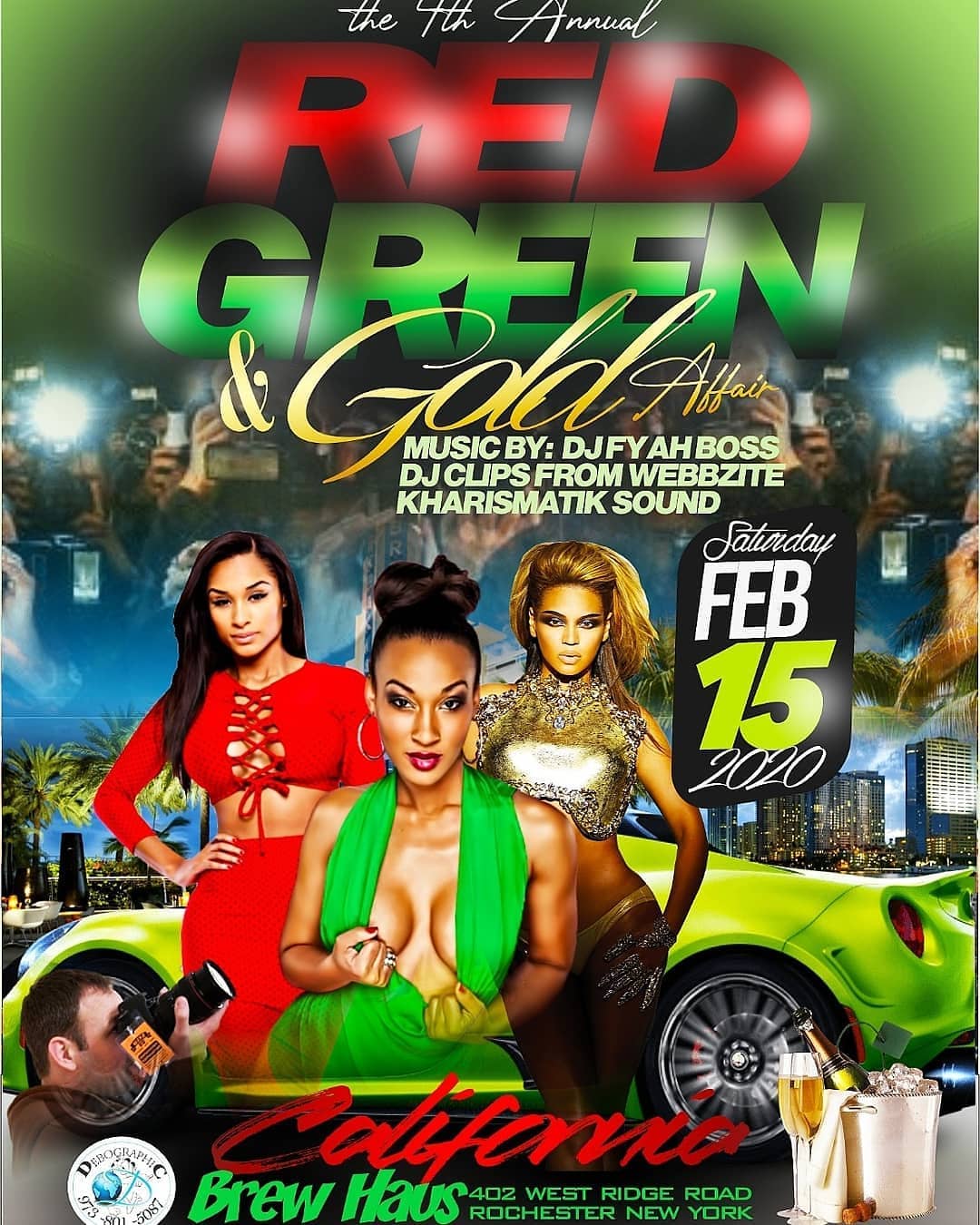 THE 4TH ANNUAL GREEN RED AND GOLD AFFAIR