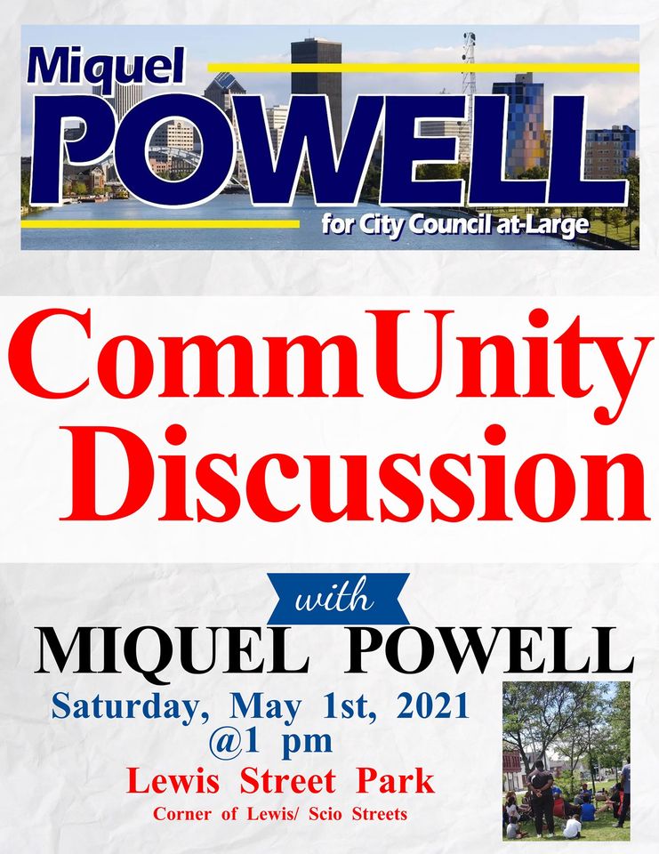 CommUnity Discussion: Tell MIQUEL POWELL Your Vision 4 Rochester